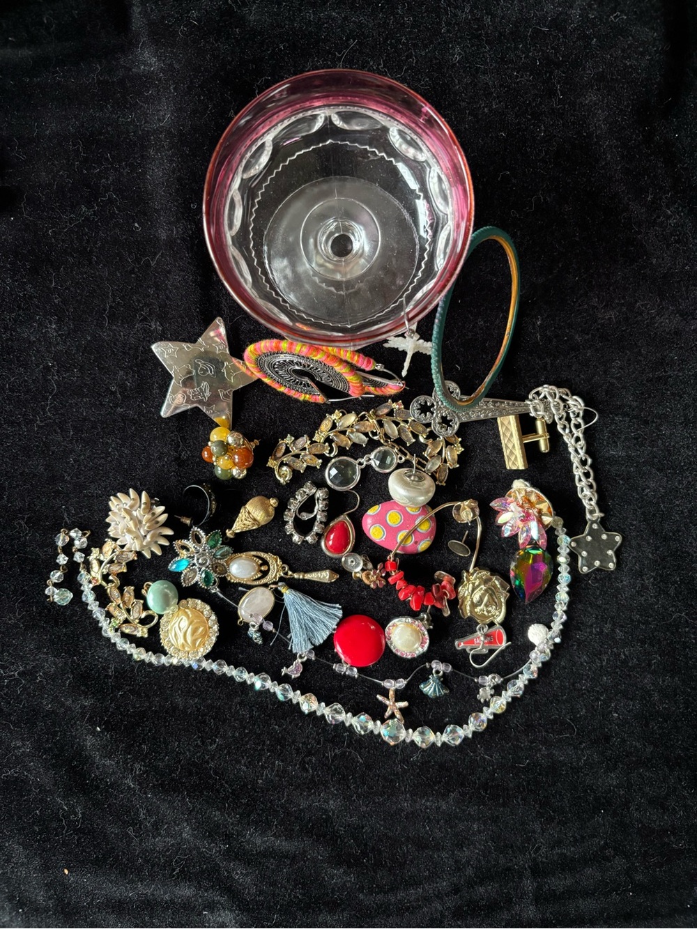 Curated 1/2 lb jewelry craft and repurpose lot